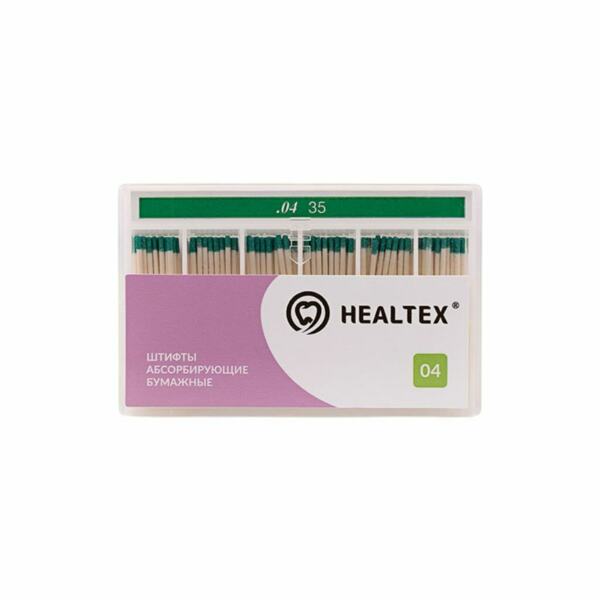 Штифты бумажные Healtex, абсорбирующие, без маркировки длины, №35/.04, 100 шт - фото 0