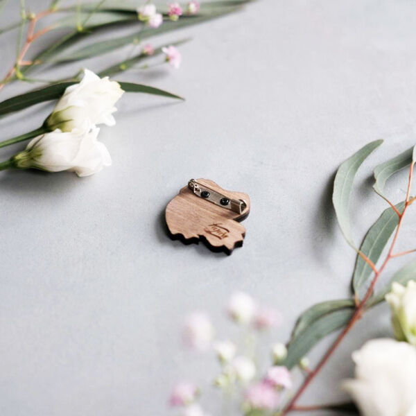 Значок "Зубик супермен" голубой - фото 2