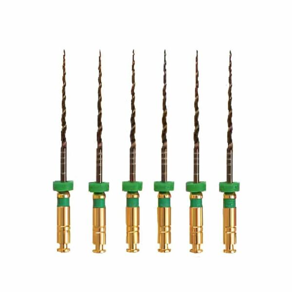 Файлы машинные Eurofile UltraFiles Gold, универсальный, 21 мм, №35/.06, никель-титан, 6 шт - фото 0