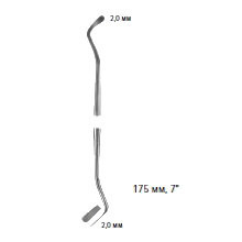 Шпатель, 2,0/2,0 мм, длина 175 мм - фото 1