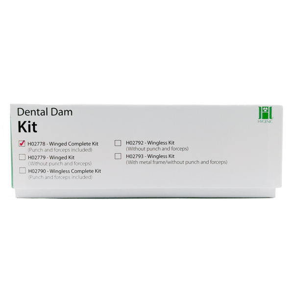 DENTAL DAM KIT - набор коффердама (кламмеры с крыльями) - фото 2
