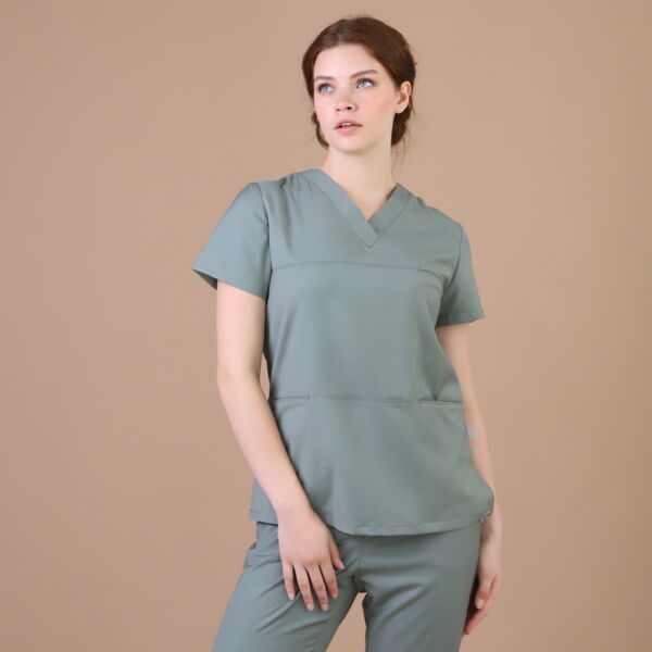 Туника женская Тезис TZ300, оливковый, 58 - фото 1