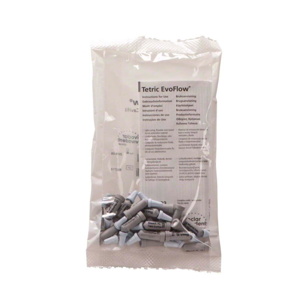 Tetric EvoFlow Refill - текучий композитный материал, цвет Bleach XL, 20x0.2 г - фото 1