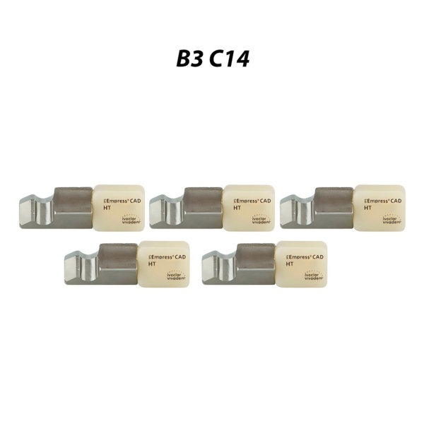 IPS Empress CAD PlanMill LT - блоки из лейцитной керамики, цвет B3, C14, 5 шт - фото 0