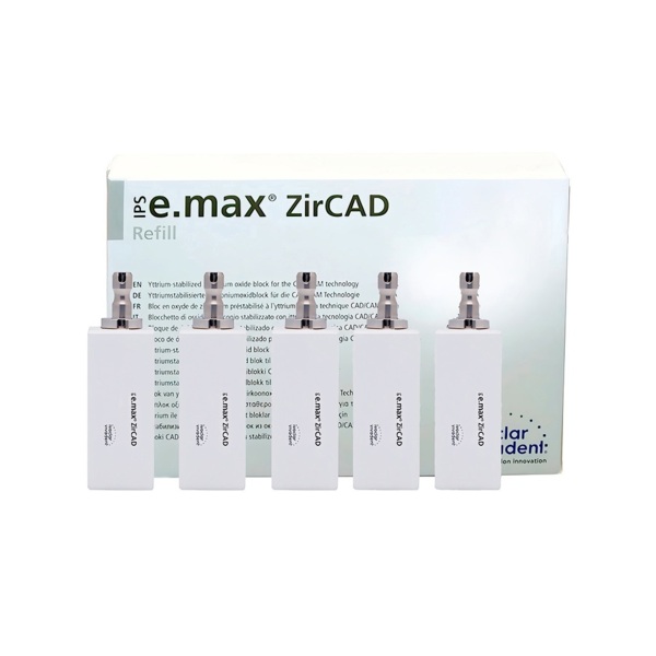 IPS e.max ZirCAD PlanMill LT - блоки из оксида циркония, цвет C2, C17, 5 шт - фото 0
