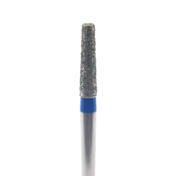 Бор алмазный Ecoline E 846A, цилиндр конусный, D=2.1 мм, FG, синий, 1 шт - фото 0