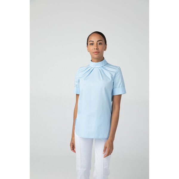 Туника женская Dr. Nice на кнопках сзади, голубой, 44 - фото 1