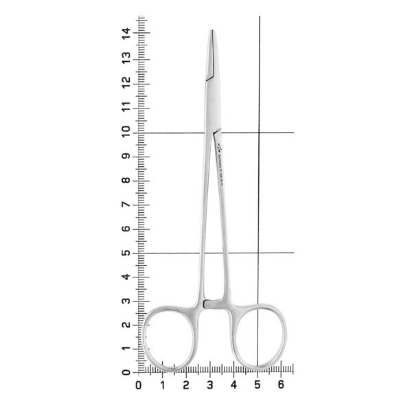 Иглодержатель хирургический Baumgartner прямой, 14,5 см - фото 3