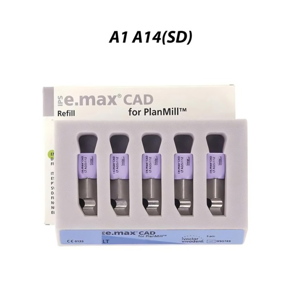 IPS e.max CAD PlanMill LT - блоки из дисиликата лития, цвет A1, A14 (SD) , 5 шт - фото 0