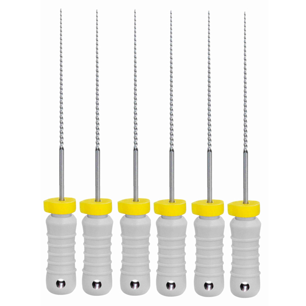 Файлы ручные Eurofile K-Files, для прохождения и расширения корневых каналов, 25 мм, №15/.02, никель-титан, 6 шт - фото 0