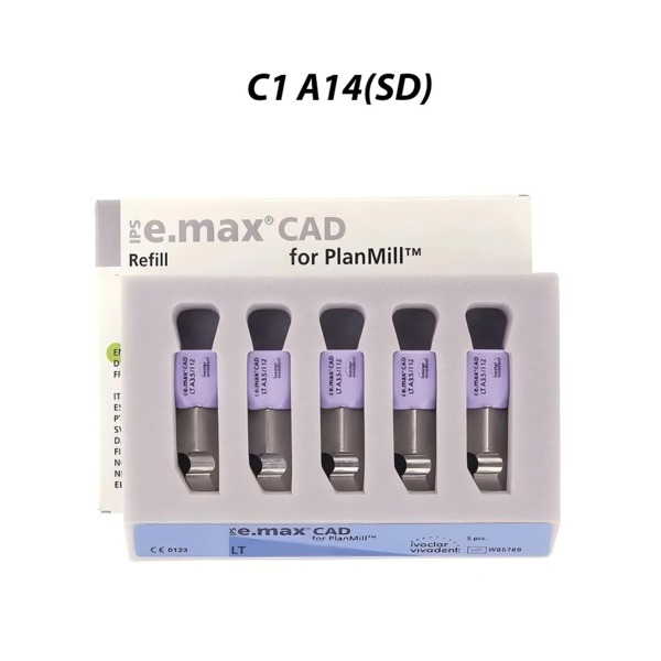 IPS e.max CAD PlanMill LT - блоки из дисиликата лития, цвет C1, A14 (SD), 5 шт - фото 0