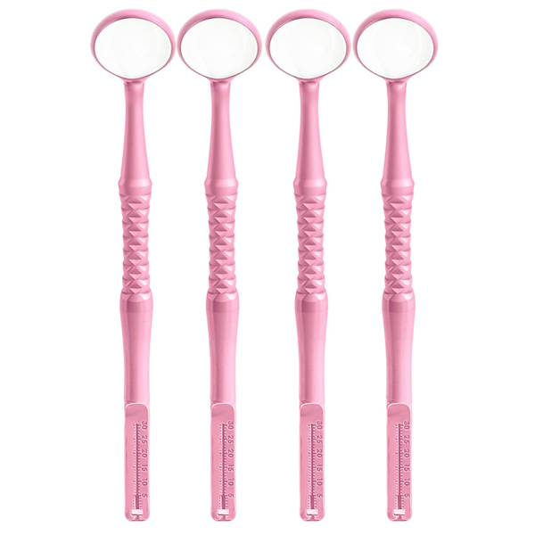 Зеркало стоматологическое Dialog M2 Endo-Guage, родиевое, №4.5, светло-лиловый, 4 шт - фото 0