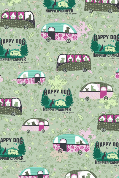 Топ женский Tooniforms TF738, принт "Кемпинг", зеленый, L - фото 8