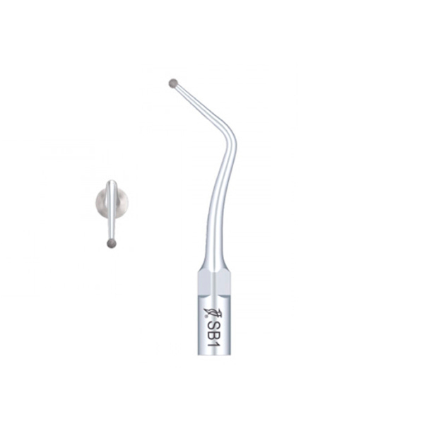 Насадка SB1 к скалеру Woodpecker/EMS, для препарирования кариеса, алмазное покрытие 85 мкм, шар - фото 1