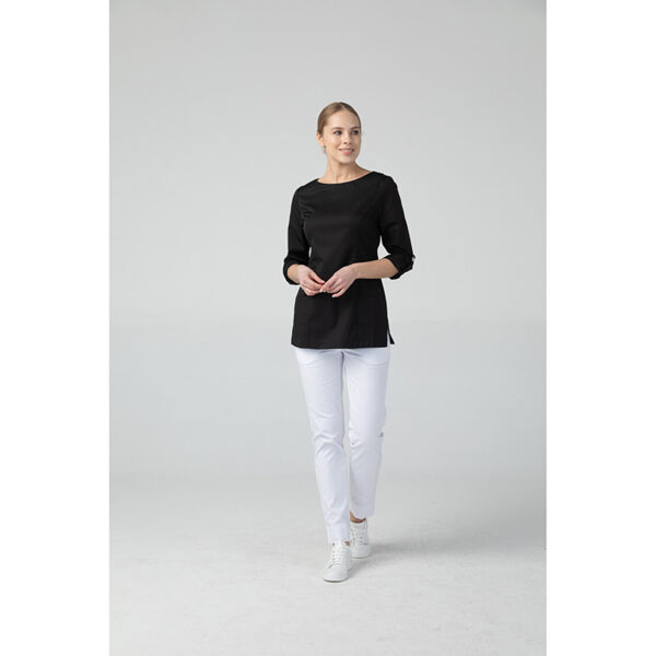 Туника женская Dr. Nice с молнией сзади, черный, 42 - фото 2