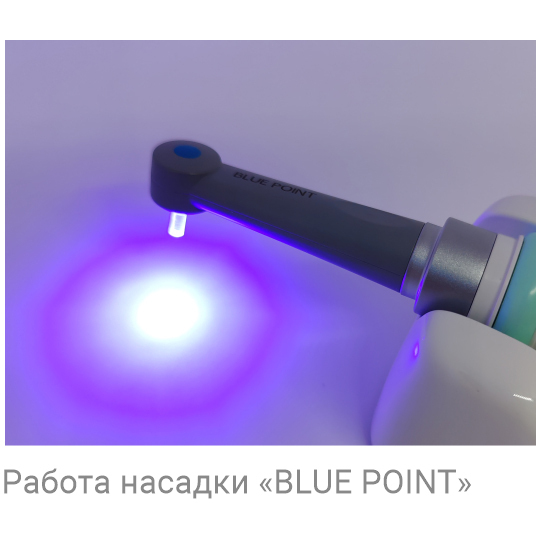 ESTUS LIGHT Plus — фотополимеризатор cо световодом «BLUE-POINT», 440-475 нм, 3000 мВт/см2, для фотополимеризации виниров, полный комплект - фото 3