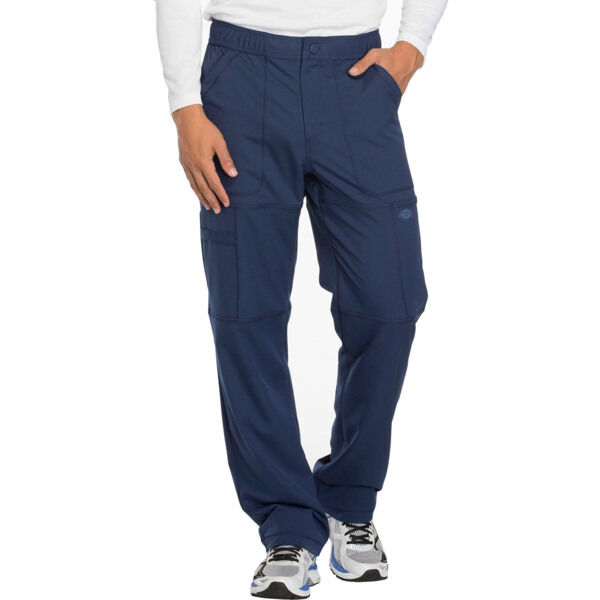 Брюки медицинские мужские Dickies DK110S, укороченные, синий, L - фото 0