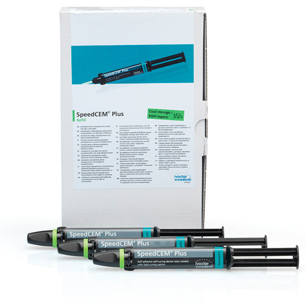 SpeedCEM Plus Refill - цемент композитный самопротравливающий самоадгезивный, прозрачный, 9 г - фото 0