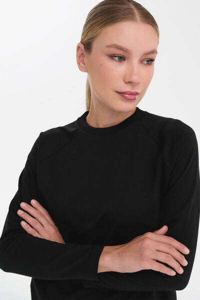 Лонгслив женский Тезис TZ112, черный, 52 - фото 5