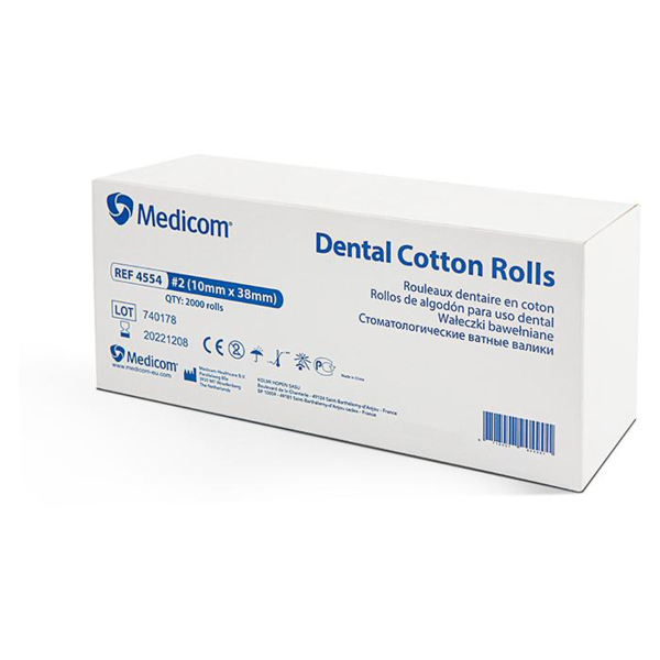 Ватные валики стоматологические, 2000 шт - фото 2