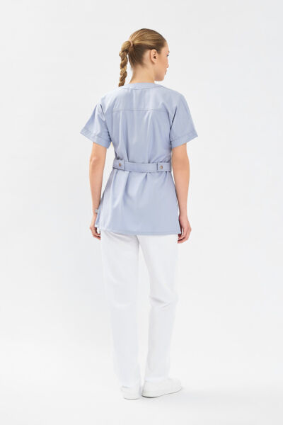 Рубашка женская Тезис TZ462, серый, 42 - фото 3