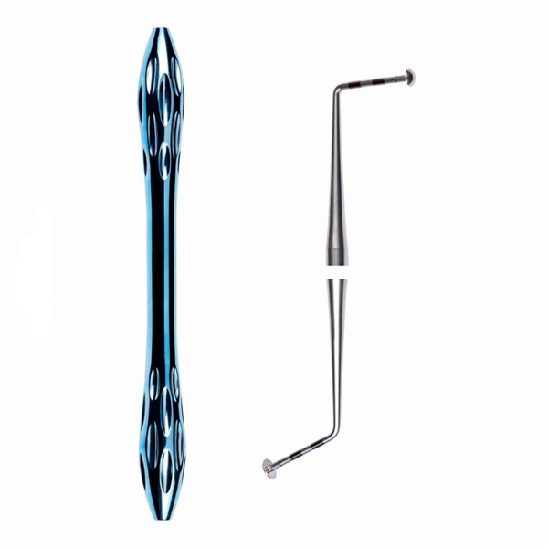 Кюретка стоматологическая, двусторонняя, ручка А, 2.6х3.2 мм, длина 175 мм - фото 0