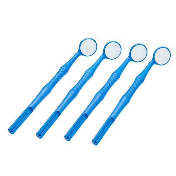 Зеркало стоматологическое Dialog M2 Endo-Guage, родиевое, №4.5, синий, 4 шт - фото 1