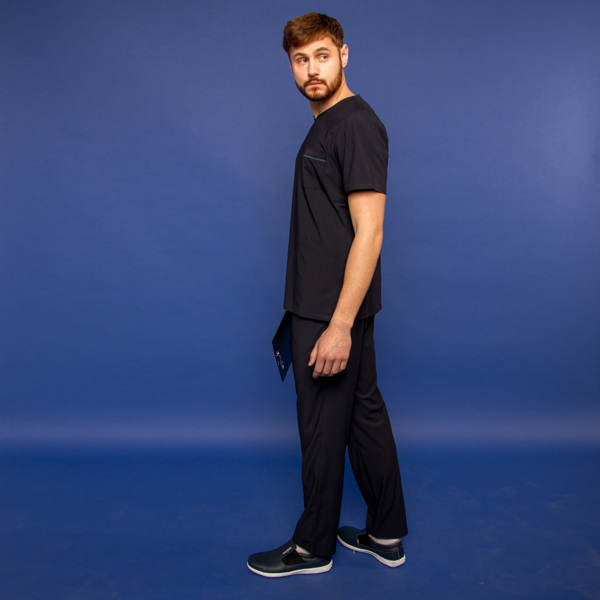 Туника мужская 260 Wisconsin, R148-176 синий/сине-зеленый, M - фото 2