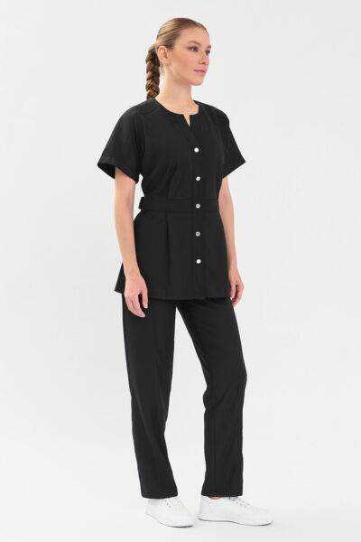 Рубашка женская Тезис TZ462, черный, 48 - фото 3