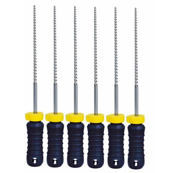 Файлы ручные Eurofile K-Files, для прохождения и расширения корневых каналов, 25 мм, №40/.02, никель-титан, 6 шт - фото 0