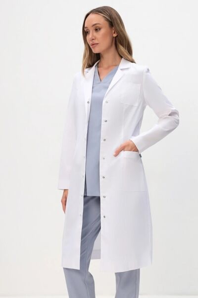 Халат женский 215 Ultra, длинный рукав, белый, 54 - фото 4