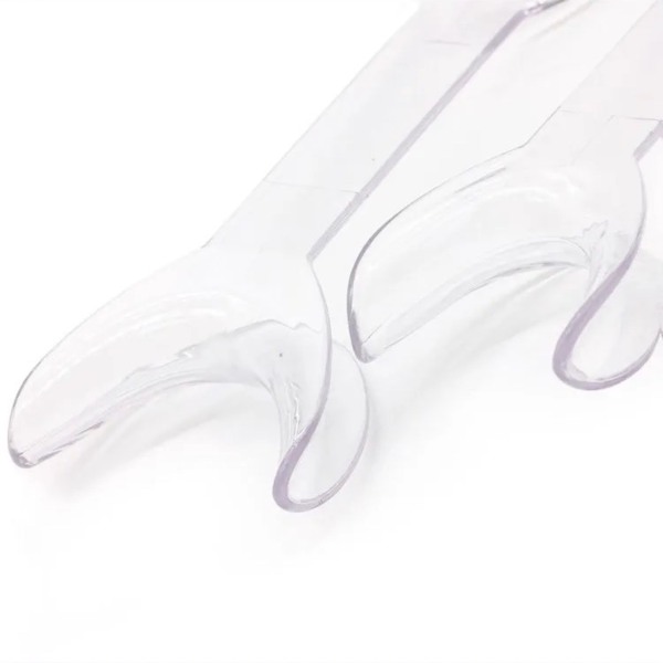 Ретрактор стоматологический Dentins, двусторонний, большой L, прозрачный, 2 шт - фото 2