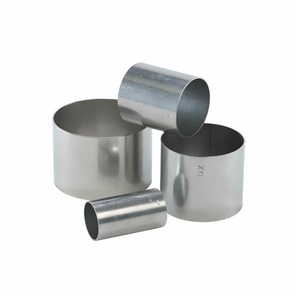 Металлические кольца, для коронок и мостовидных протезов, размер 3, 4 шт - фото 2