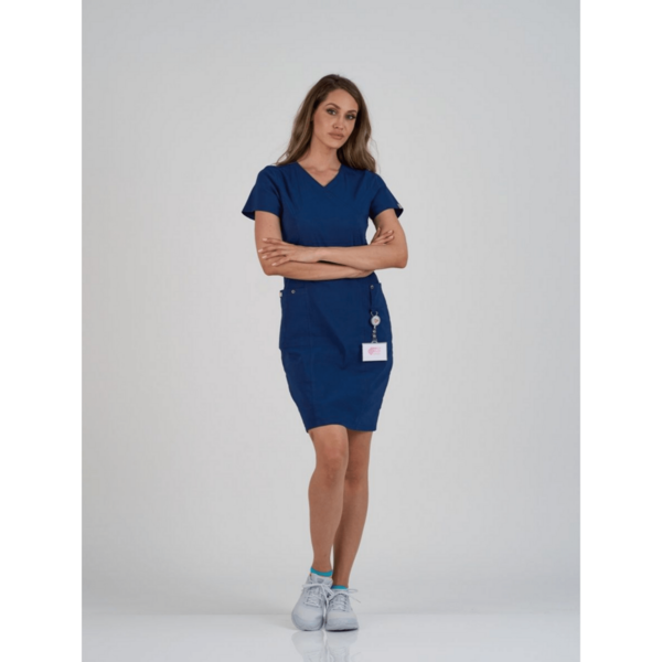 Платье медицинское BTS Scrubs BS825, синий, 44 - фото 1