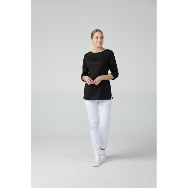 Туника женская Dr. Nice с молнией сзади, черный, 46 - фото 2