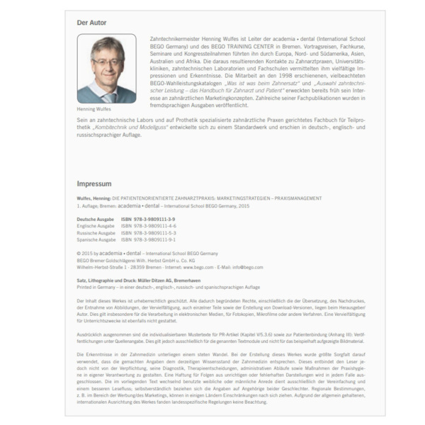 Patient focused dentistry, Henning Wulfes (немецкий язык) - фото 1