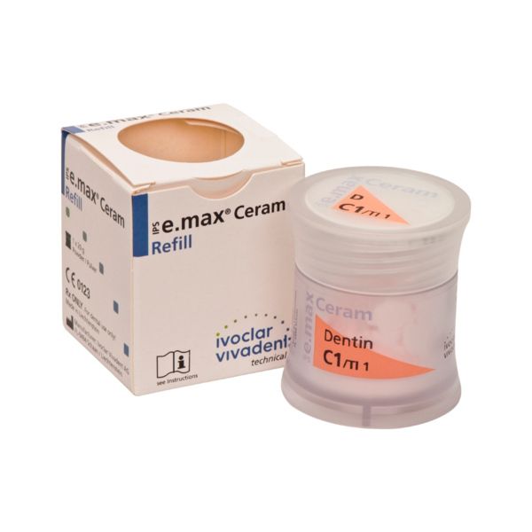 IPS e.max Ceram Dentin - дентин, цвет C1, 20 г - фото 0