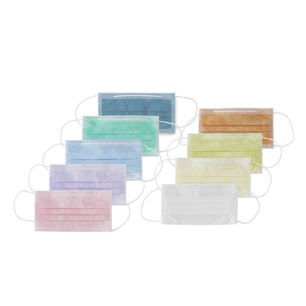 Медицинская защитная маска, защита 3, трехслойная, зеленая, 50 шт - фото 3