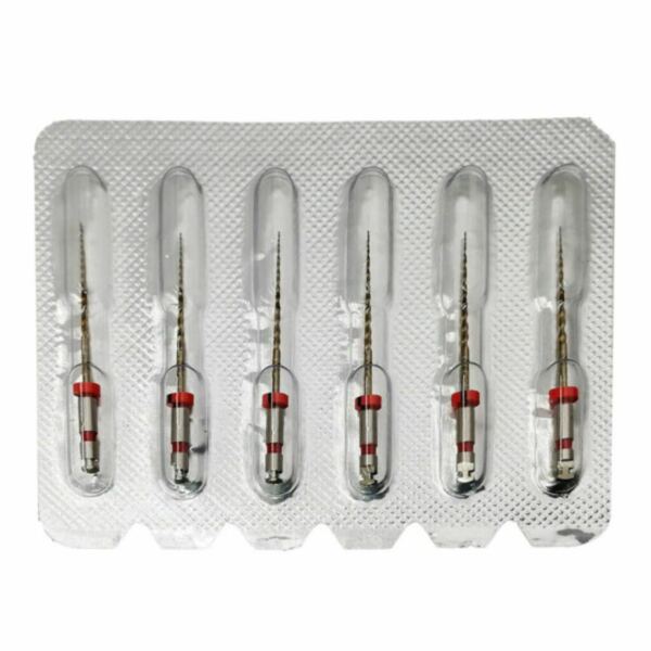 Файлы машинные Geosoft EndoLine S-FLEXI, стерильные, для первичного эндодонтического лечения, 25 мм, №25/.04, никель-титан, 6 шт - фото 1