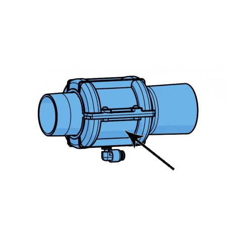 Клапан зажимной прямой для вытяжки Silent TS2, Silent V4 - фото 1