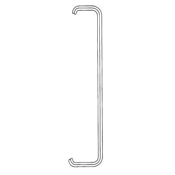 Ретрактор FARABEUF, двусторонний, большой, длина 150 мм, 2 шт - фото 1