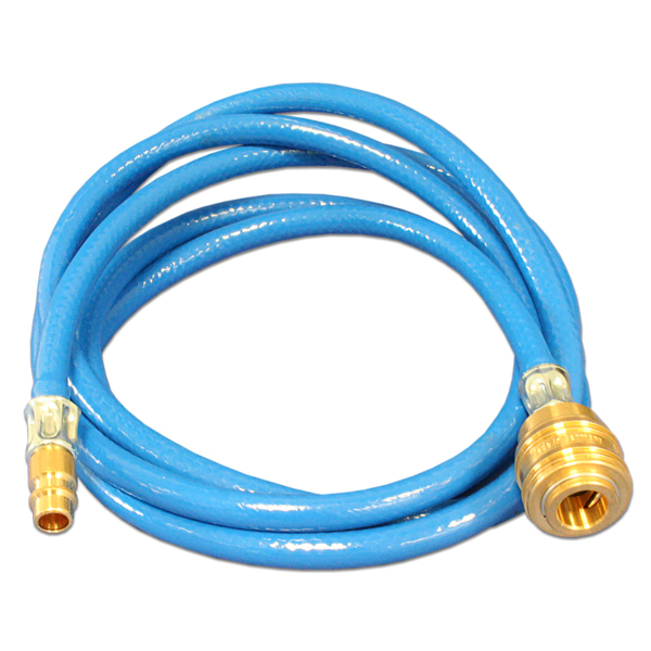 Compressed air hose (2 m) with coupling nipple - трубка для сжатого воздуха с ниппелем (2 м) - фото 0