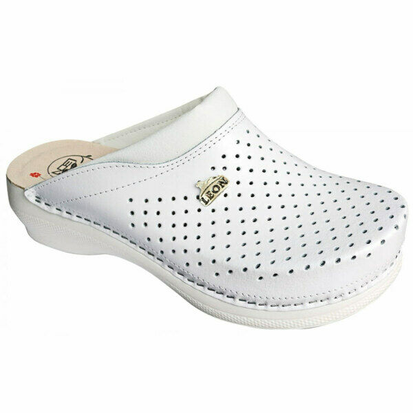 Сабо Леон PU100, женские, белые, 41 - фото 0