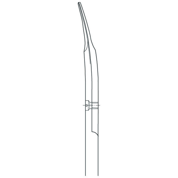 Ножницы препаровальные KILNER, изогнутые, длина 150 мм - фото 1