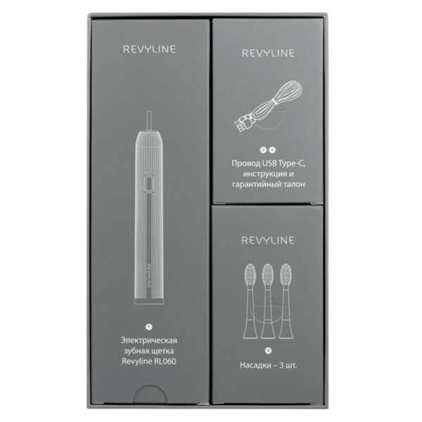 Электрическая звуковая зубная щётка Revyline RL 060, белая - фото 5