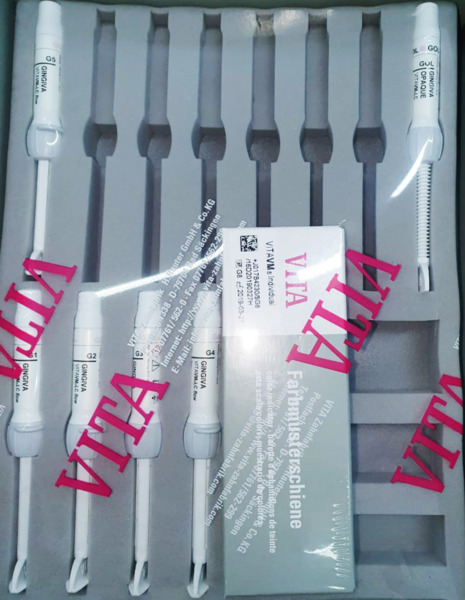 VITA VM LC flow GINGIVA KIT - набор светоотверждаемого композита, для экстраорального применения, десневой - фото 1