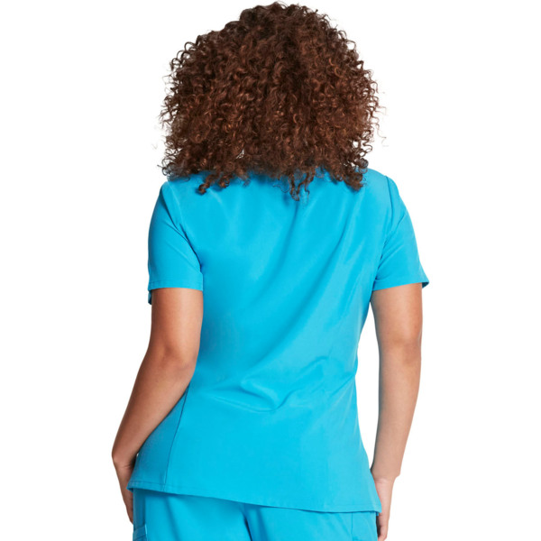 Топ медицинский женский Dickies DK615, бирюзовый, 2XL - фото 2