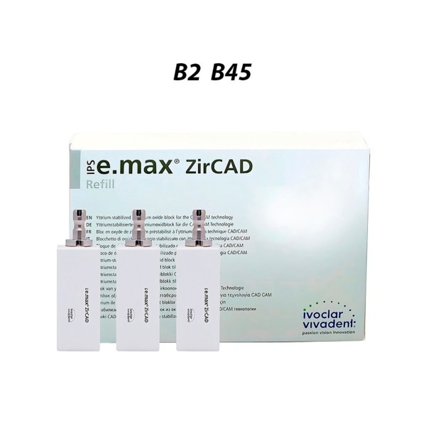 IPS e.max ZirCAD CEREC MT Multi - блоки из оксида циркония, цвет B2, B45, 3 шт - фото 0