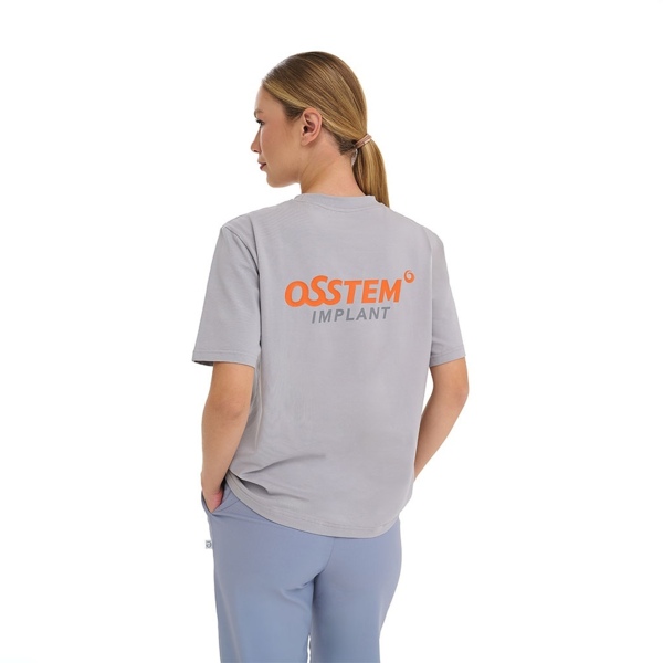 Футболка женская Амрита "Osstem", серый, 48-50 размер - фото 1