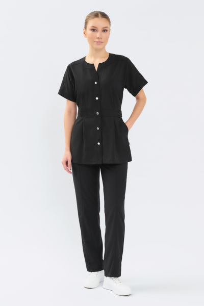 Рубашка женская Тезис TZ462, черный, 52 - фото 2